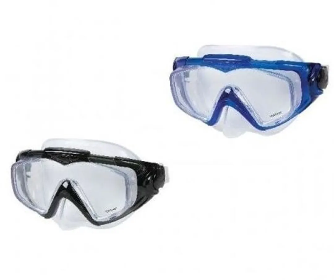 Intex Aqua Siliconen Sportmasker - Blauw/Zwart
