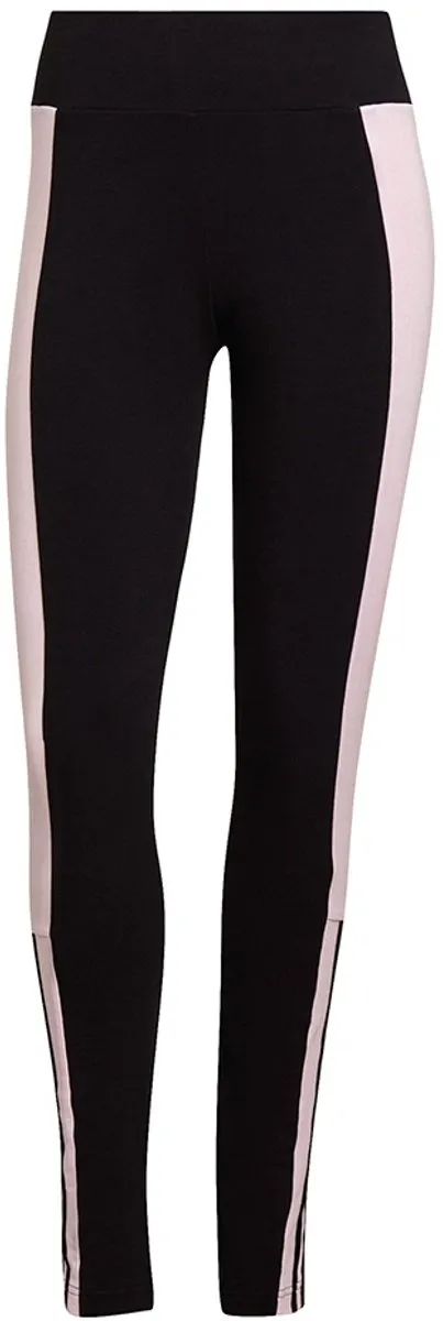 adidas Essentials Colorblock Legging Dames - XS - Zwart-Roze