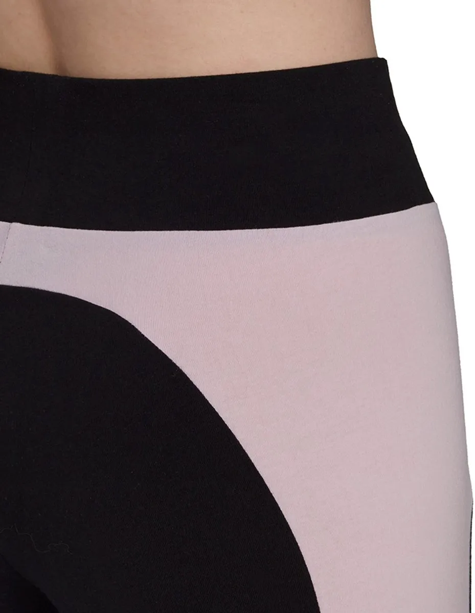 adidas Essentials Colorblock Legging Dames - XS - Zwart-Roze - afbeelding 6 van 6