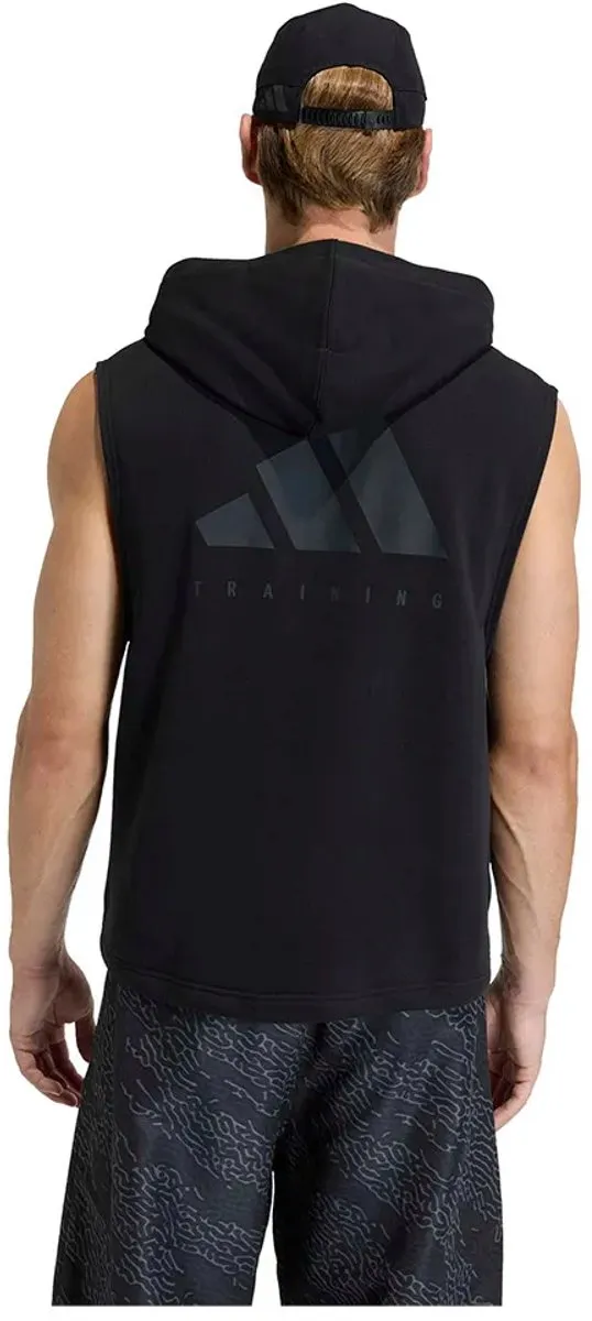 adidas Performance PrimeLift Mouwloze Workouthoodie XL - Zwart