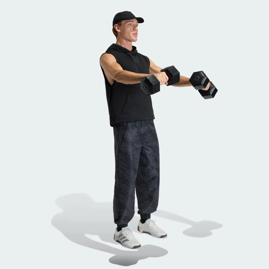 adidas Performance PrimeLift Mouwloze Workouthoodie XL - Zwart
