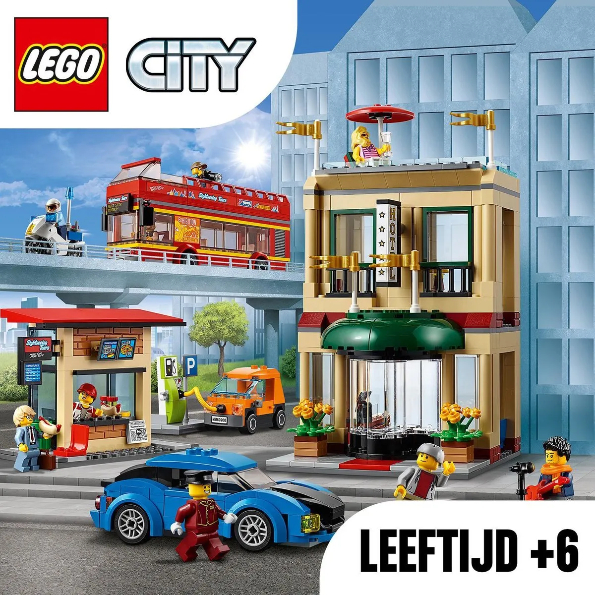 LEGO City Hoofdstad 60200 - 1211 Stukken - 13 Minifiguren - afbeelding 4 van 6