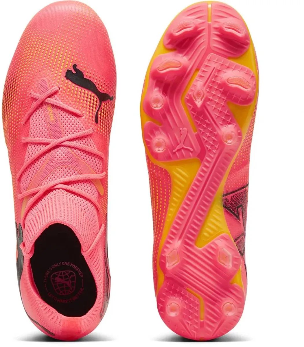 PUMA Future 7 Match FG/AG Voetbalschoenen - Oranje - EU 41