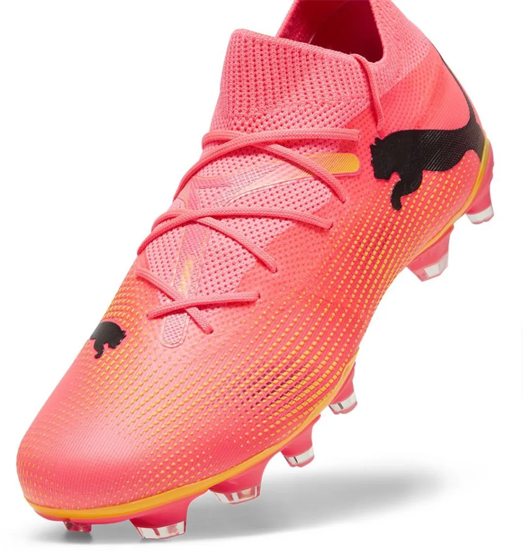 PUMA Future 7 Match FG/AG Voetbalschoenen - Oranje - EU 41