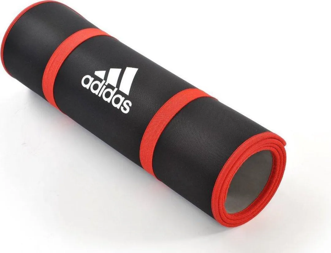 adidas Core Fitnessmat 183x61cm - Zwart/Rood