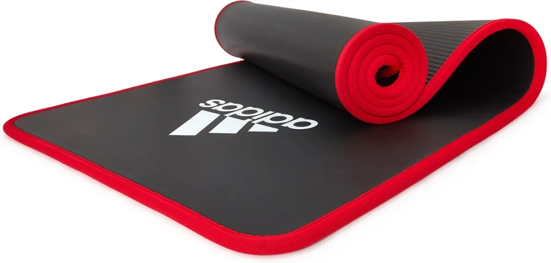 adidas Core Fitnessmat 183x61cm - Zwart/Rood