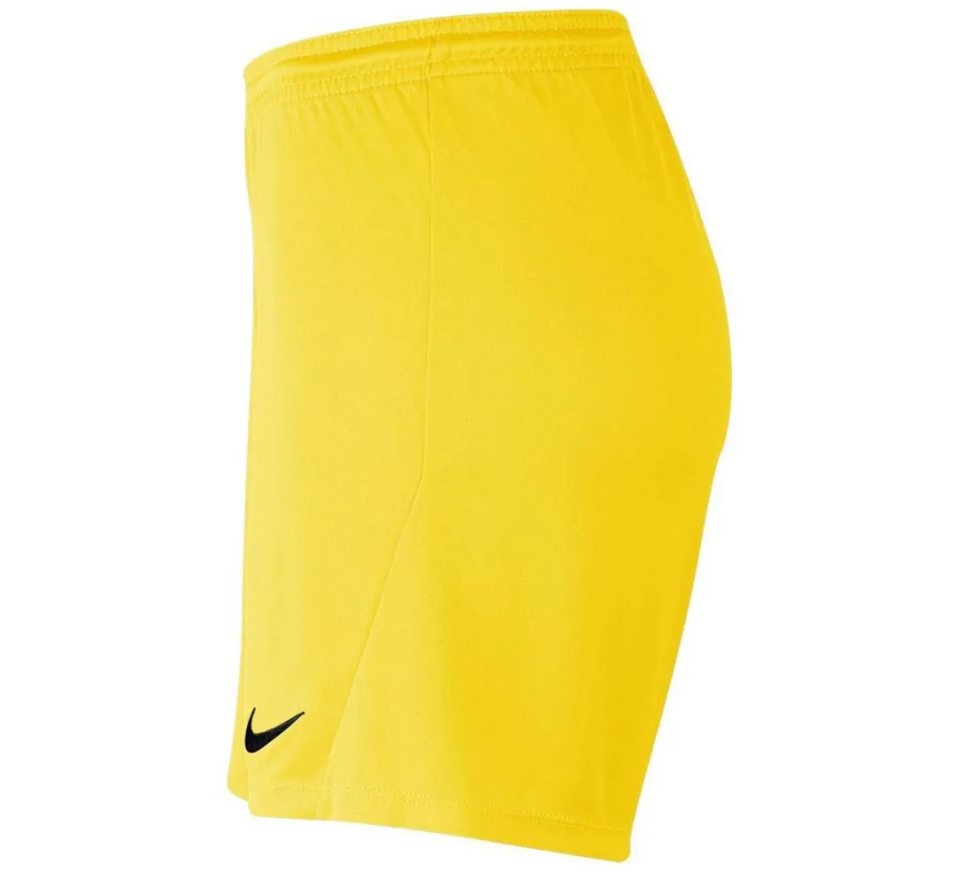 Nike Park III Short Dames L - Geel