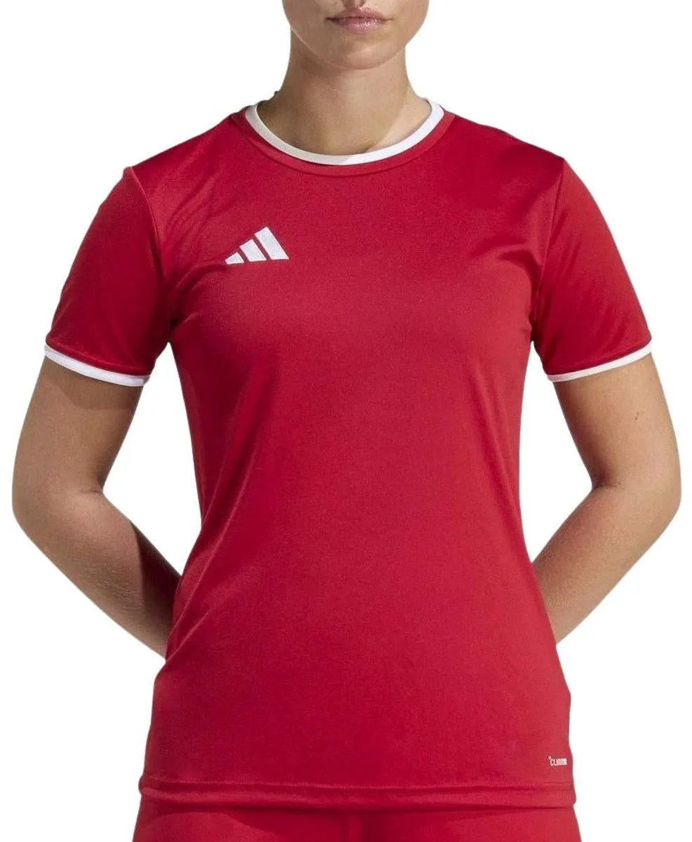 adidas Entrada 26 Shirt Dames M - Zwart/Wit