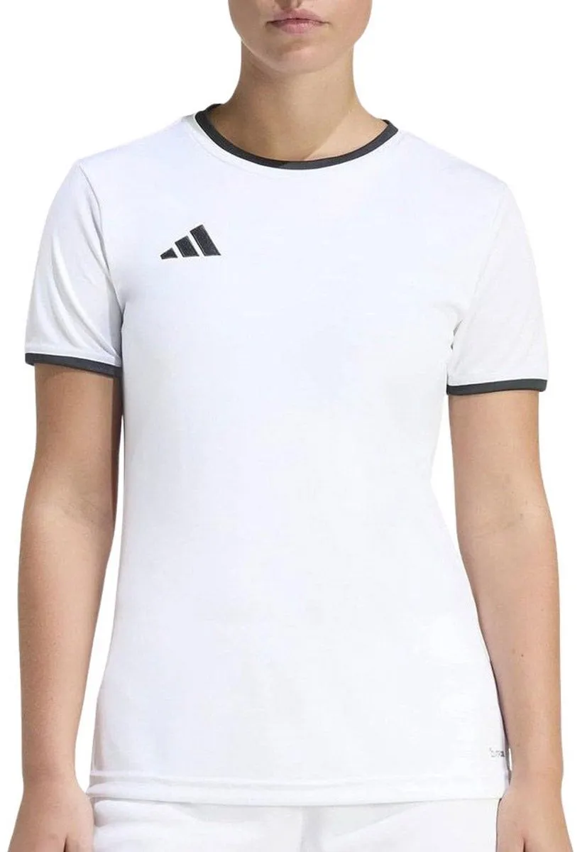adidas Entrada 26 Shirt Dames M - Zwart/Wit