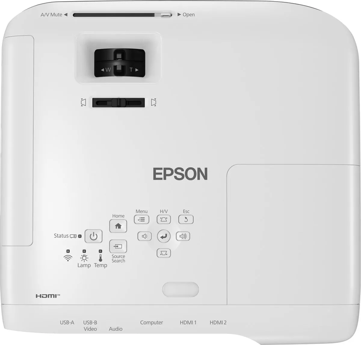 Epson EB-X49 Projector V11H982040 - XGA - 3600L - Wit - afbeelding 6 van 6