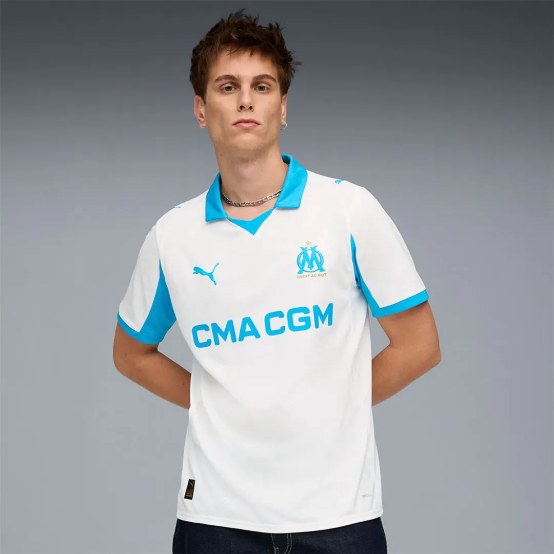 PUMA Olympique Marseille 25/26 Replica Thuis T-shirt - Wit S