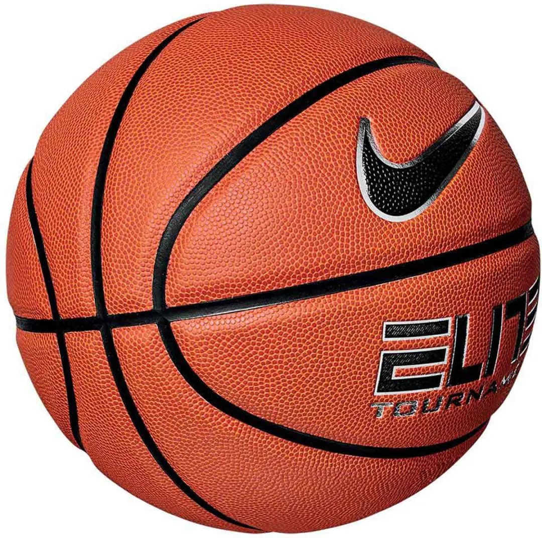 Nike Elite Tournament Basketbal 5 - Oranje/Zwart/Zilver