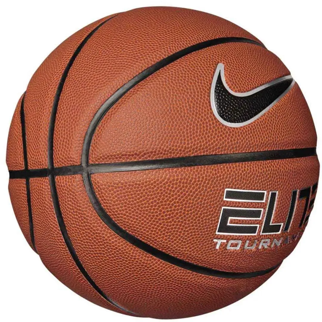 Nike Elite Tournament Basketbal 5 - Oranje/Zwart/Zilver