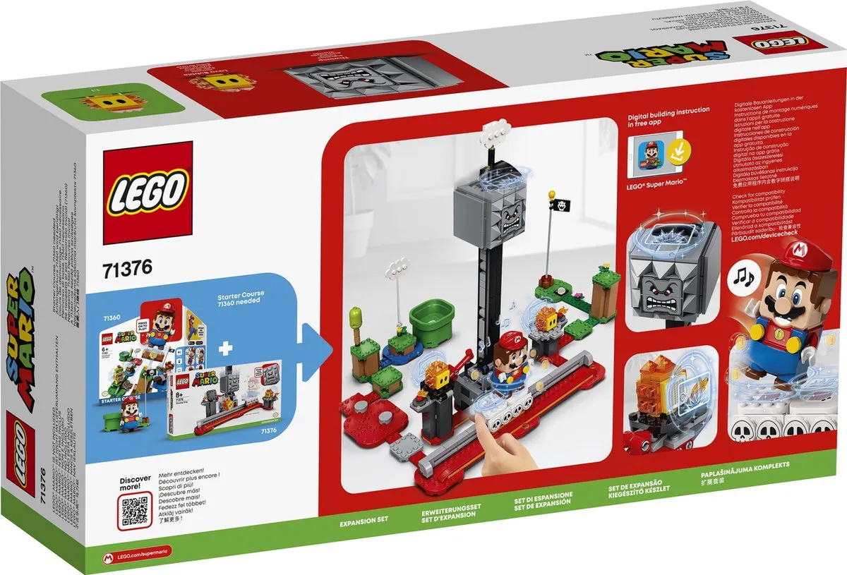 LEGO Super Mario Uitbreidingsset De val van Thwomp - 374 Stukken - afbeelding 6 van 6