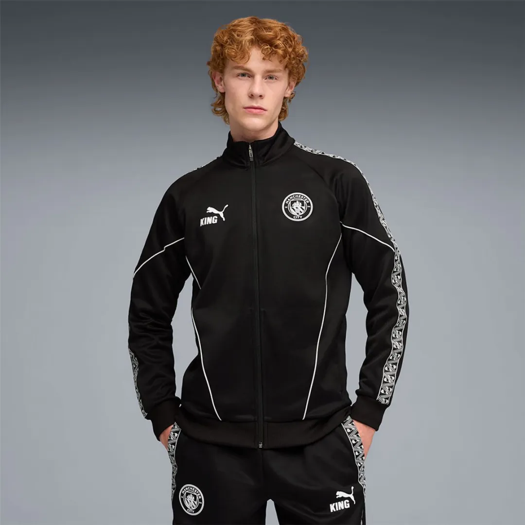 PUMA Manchester City FC King Anthem 25/26 Jas - Zwart XL