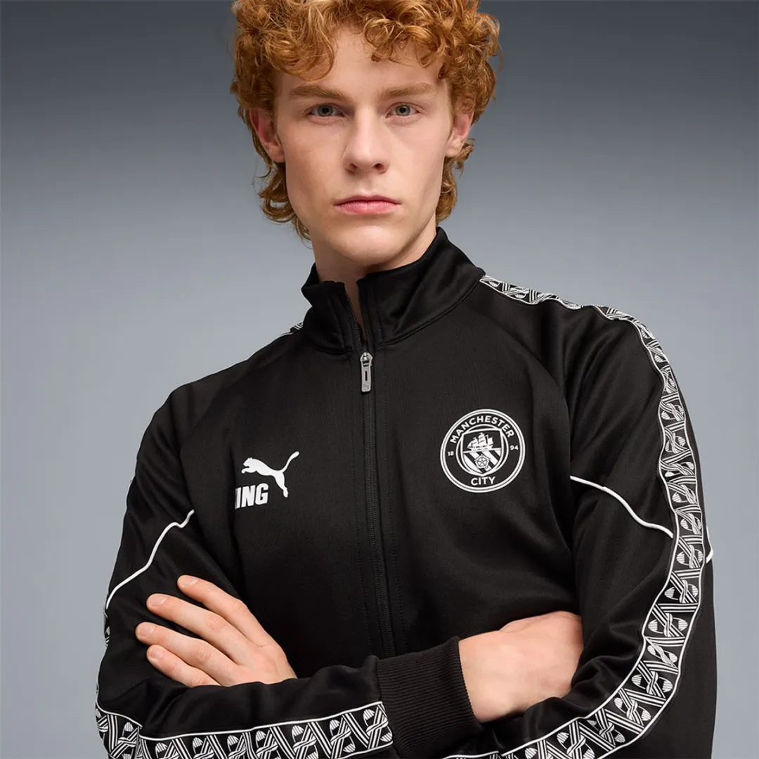 PUMA Manchester City FC King Anthem 25/26 Jas - Zwart XL