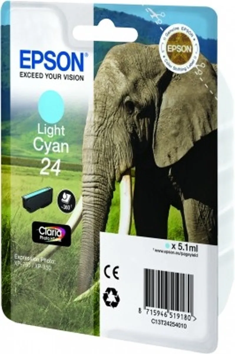 Epson T2425 Inktcartridge Licht Cyaan