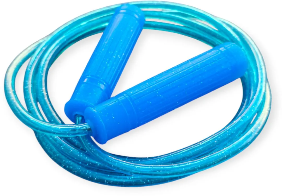 Jobber Toys Springtouw Glitter Blauw