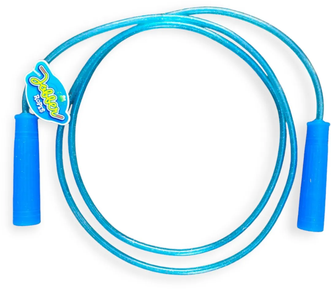 Jobber Toys Springtouw Glitter Blauw