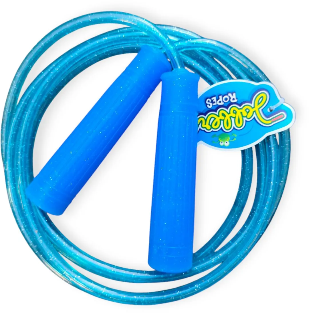 Jobber Toys Springtouw Glitter Blauw
