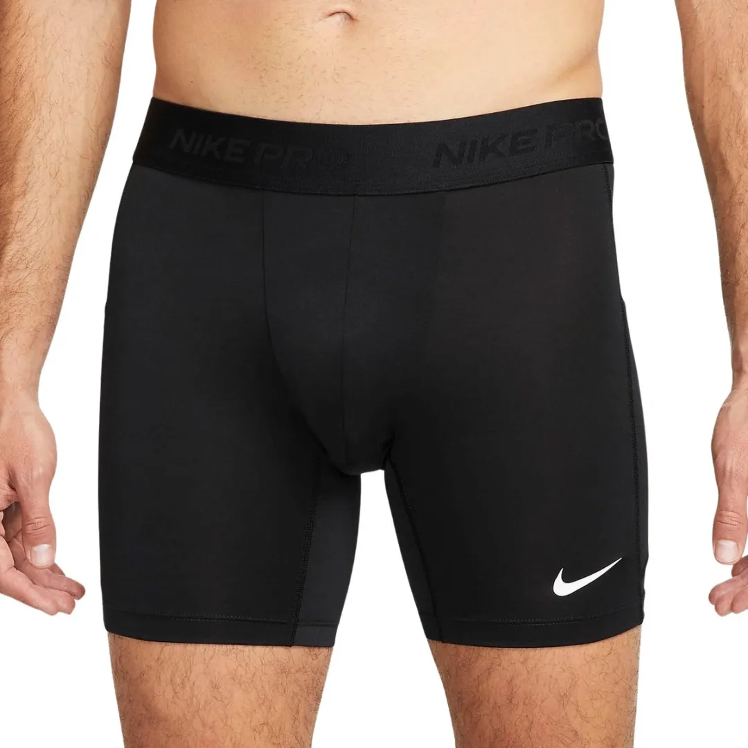 Nike Pro Dri-FIT Short Heren FB7958-100 - XXL - Wit/Zwart