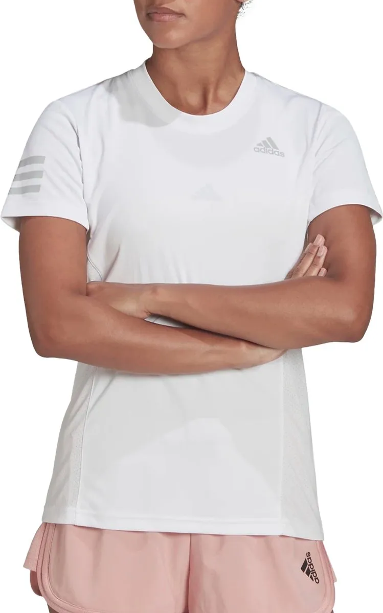 Adidas Club T-Shirt Dames XS - Zwart/Wit