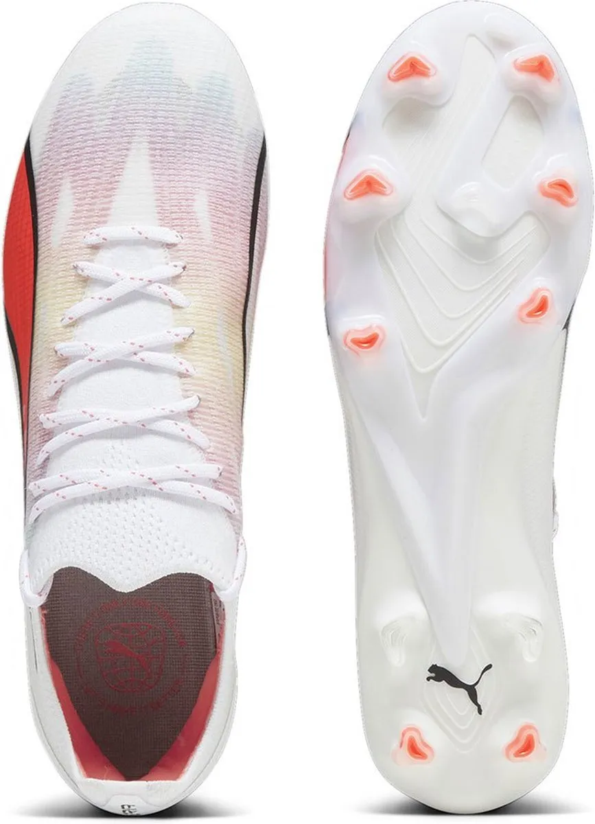 PUMA Ultra Ultimate FG/AG Voetbalschoenen 39 - Wit