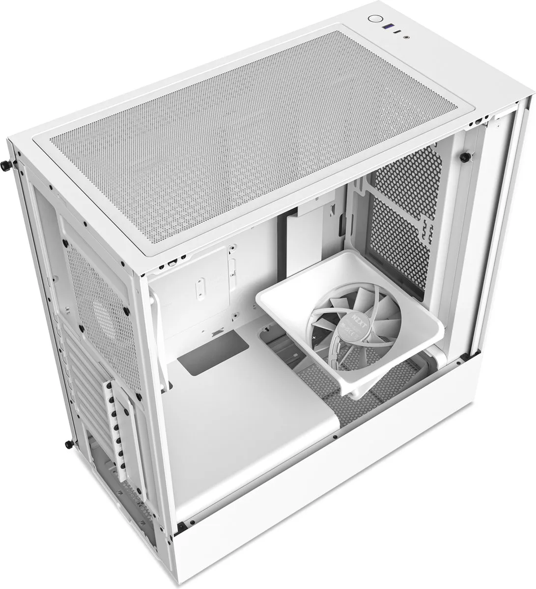 NZXT H5 Flow Midtower - ATX/Micro-ITX - Wit