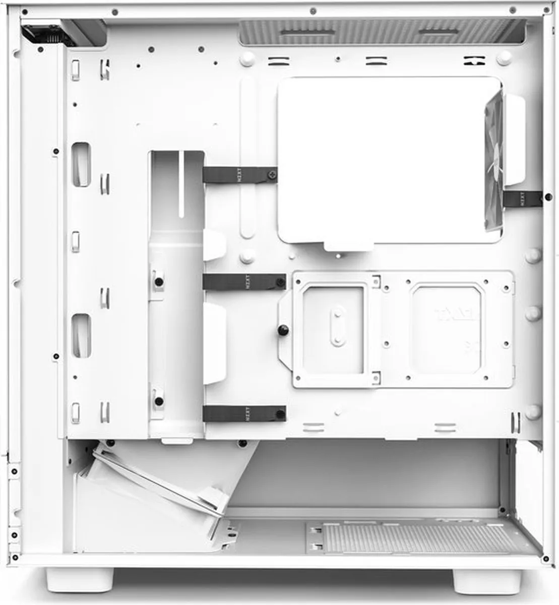NZXT H5 Flow Midtower - ATX/Micro-ITX - Wit