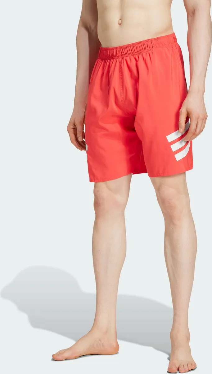 adidas 3-Stripes Zwemshort 8-inch JD4232 - Heren - Rood
