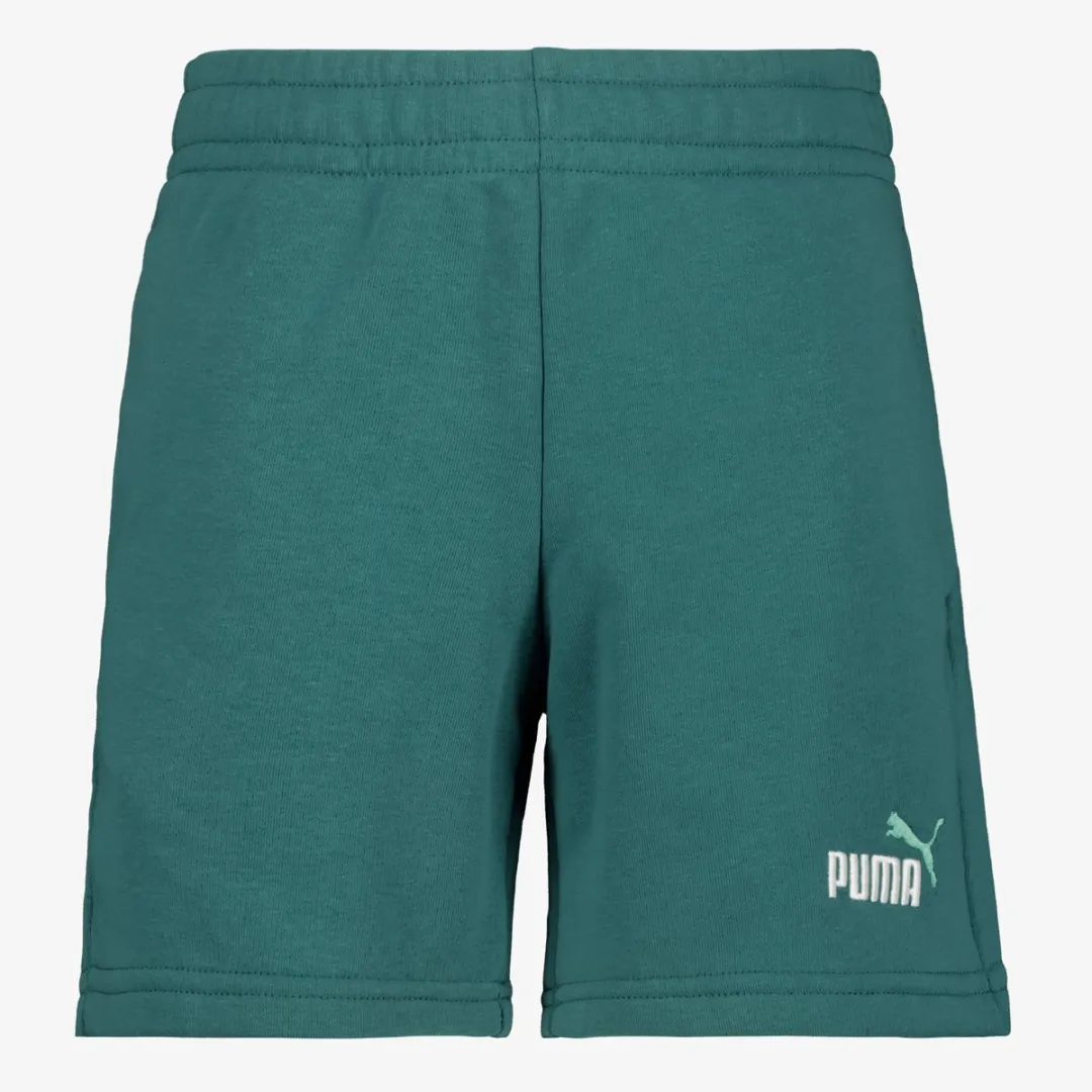 PUMA ESS 2 Color No. 1 Logo Kinder Short - Maat 176 Groen