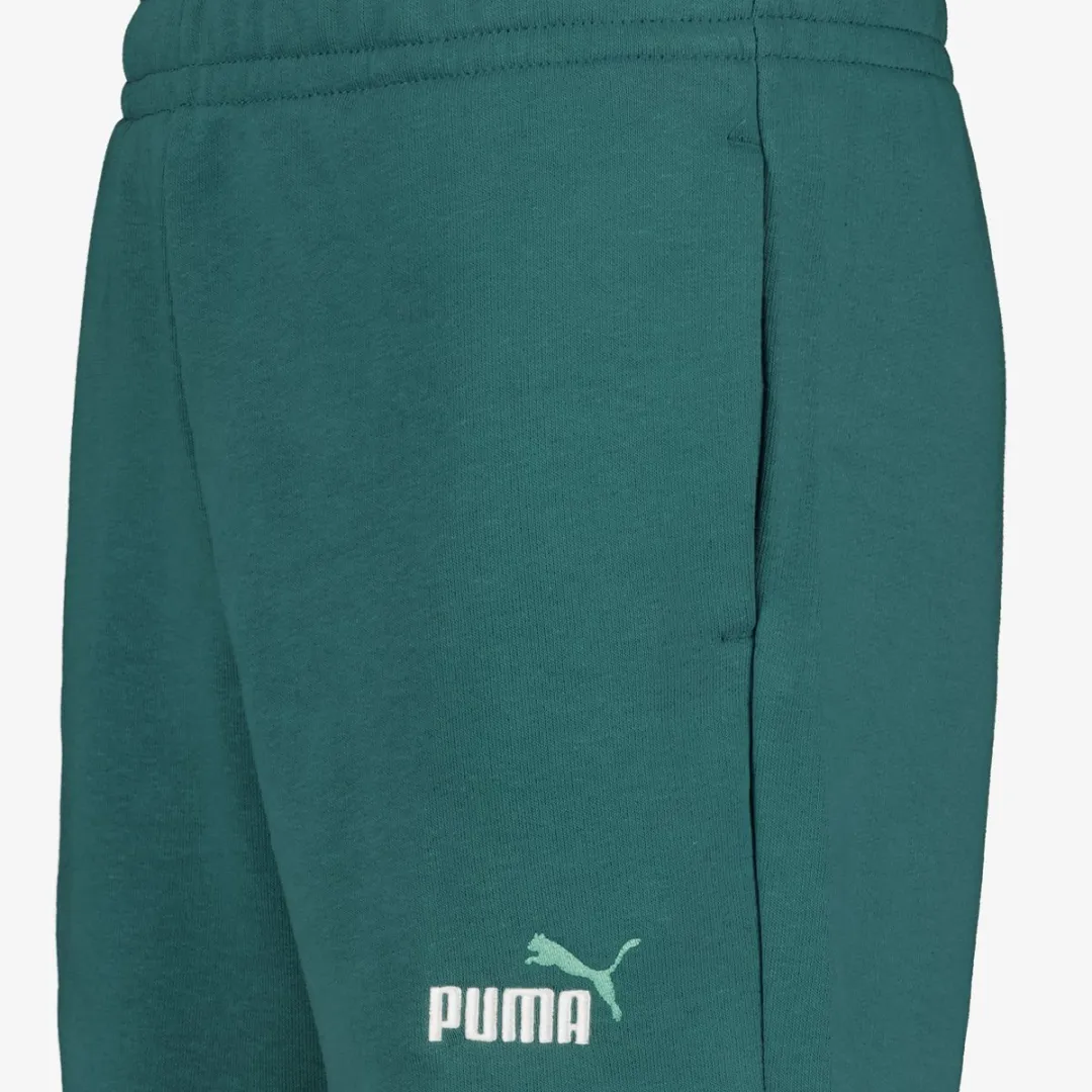PUMA ESS 2 Color No. 1 Logo Kinder Short - Maat 176 Groen