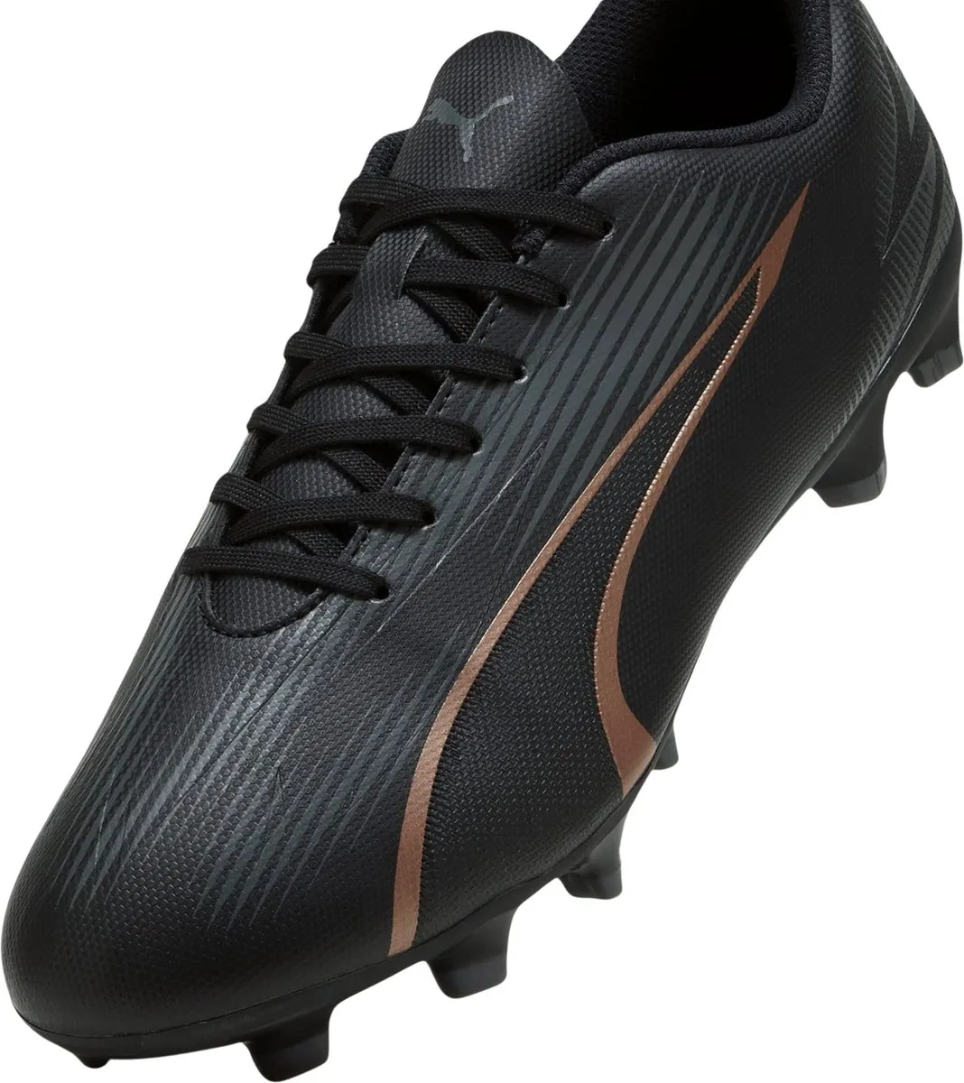 PUMA Ultra Play FG/AG Heren Sportschoenen 42 - Zwart/Copper Rose