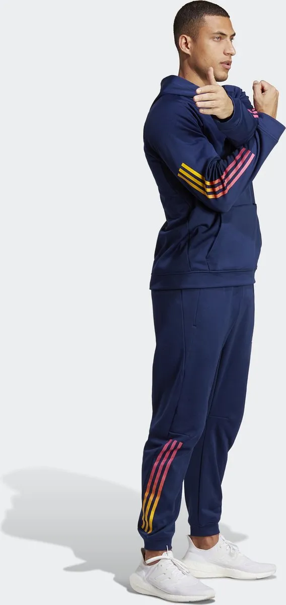 Adidas Performance Train Icons Hoodie - Blauw S