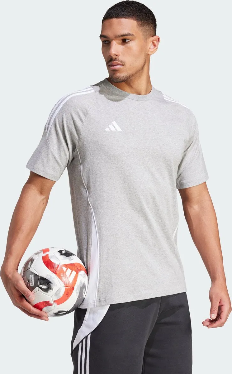 adidas Performance Tiro 24 IR9348 Heren T-shirt - Grijs - S