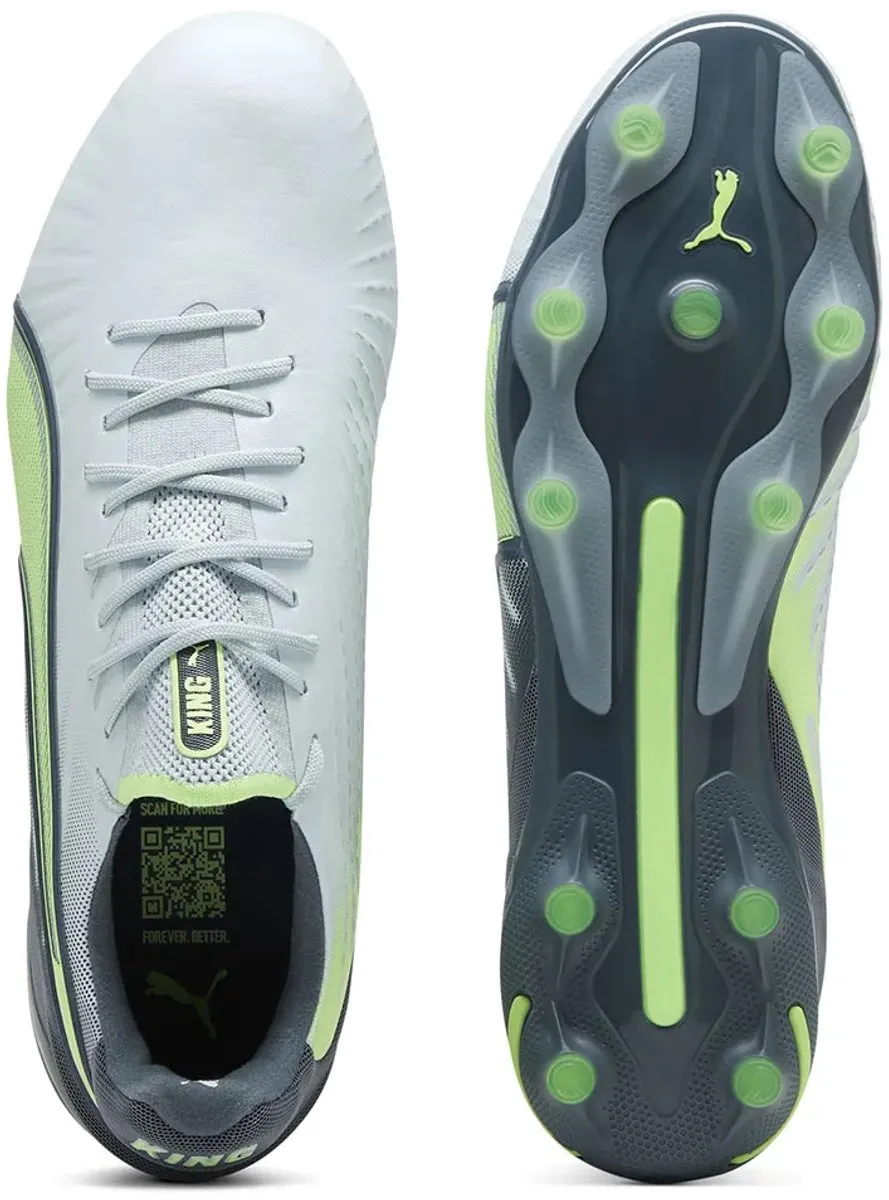 PUMA King Ultimate FG/AG Voetbalschoenen 42 - Wit