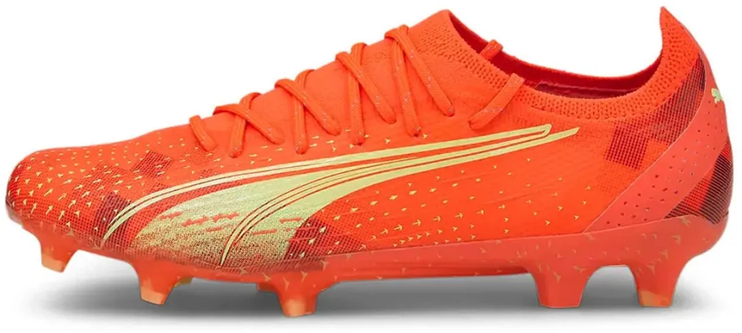 PUMA Ultra Ultimate FG/AG Voetbalschoenen 38 - Fiery Coral