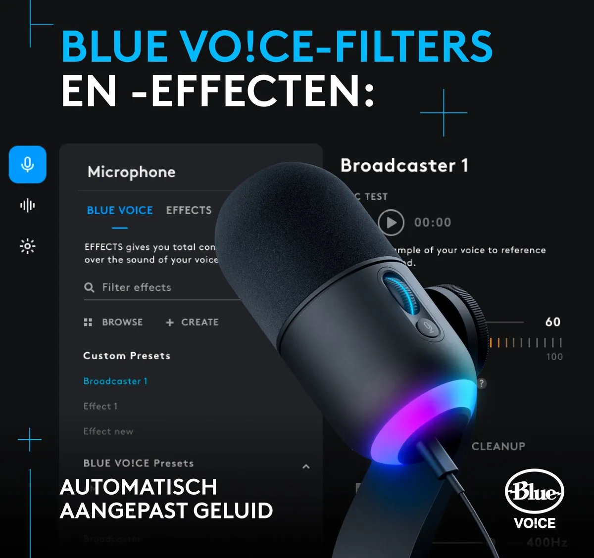 Logitech G Yeti GX Gaming Microfoon 988-000569 - Zwart
