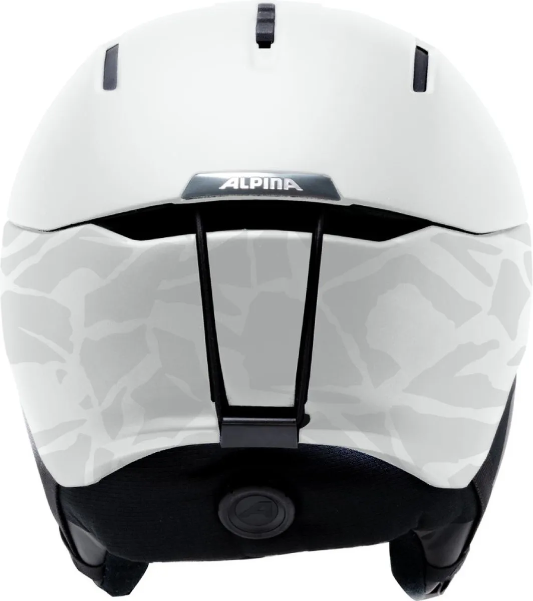 Alpina Nax Skihelm 51-55cm - Wit Camo