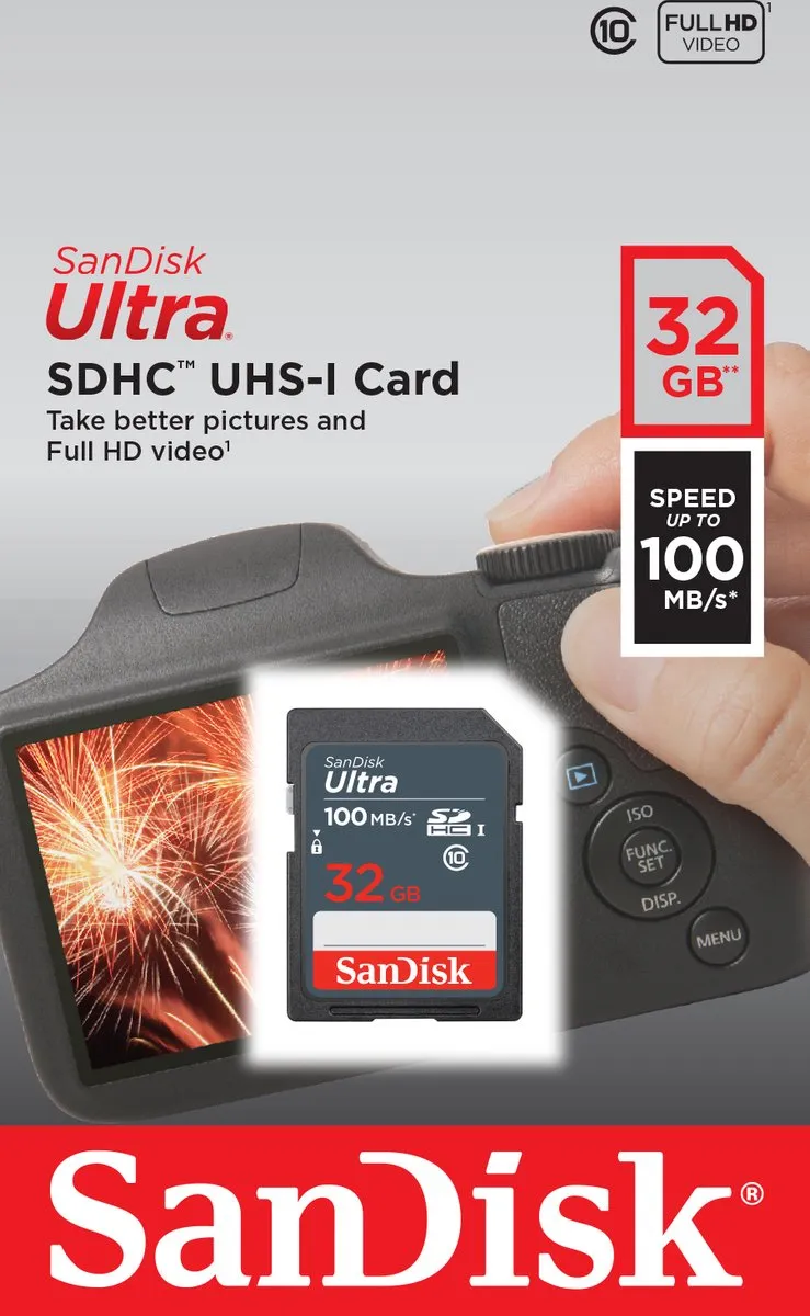 SanDisk SDSDUNR-032G-GN3IN Geheugenkaart 32GB