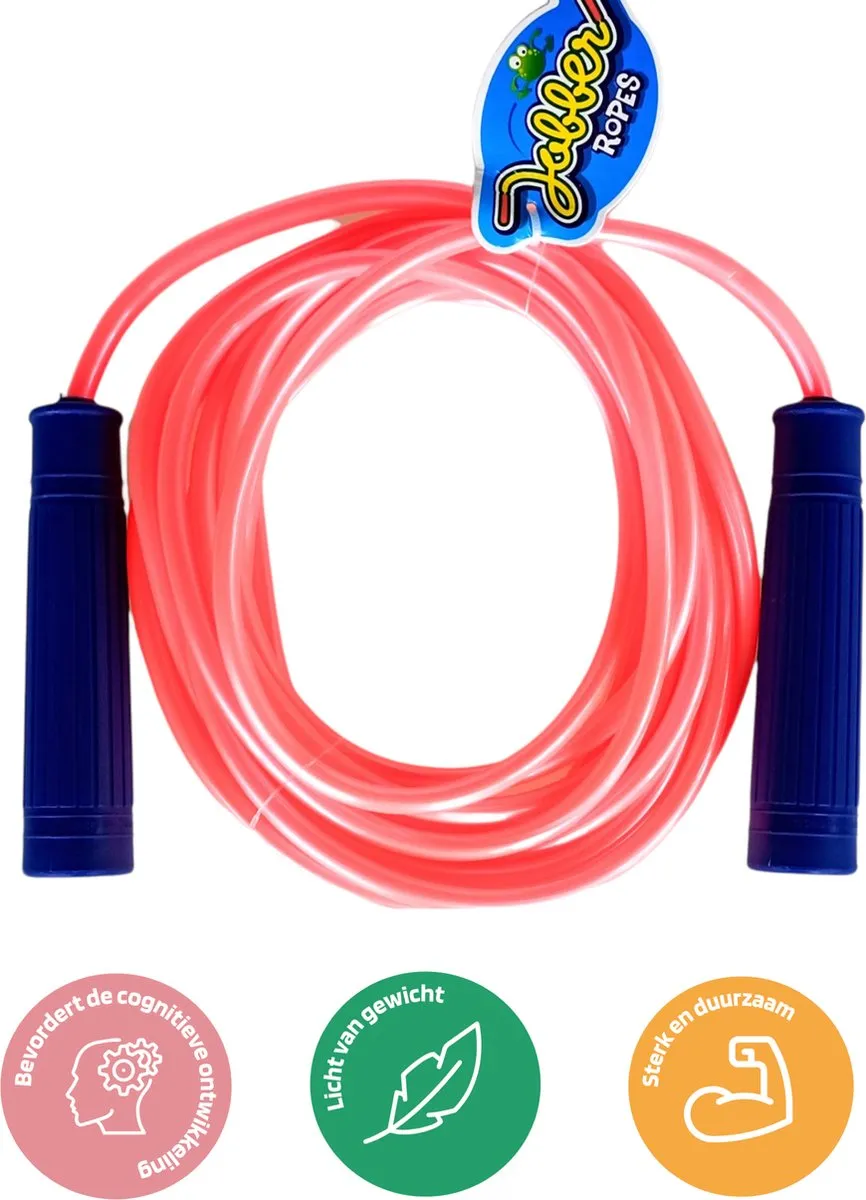 Jobber Toys Lang Springtouw 5m - Roze