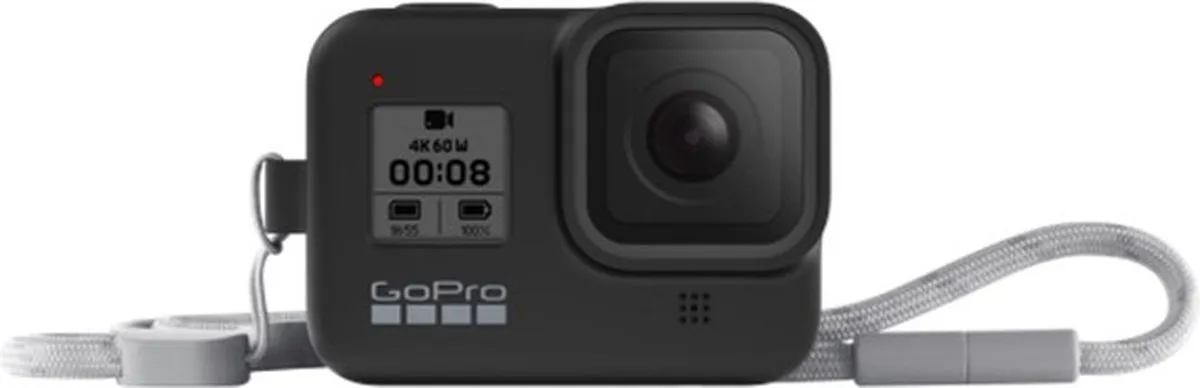 GoPro HERO8 Black Sleeve + Lanyard - Zwart