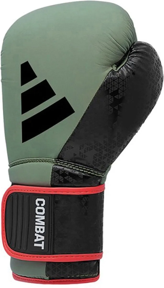 Adidas Combat 50 Bokshandschoenen 14 oz - Groen/Zwart