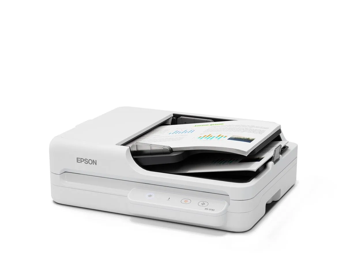 Epson WorkForce DS-1730 Flatbed Scanner - A4 - Wit
