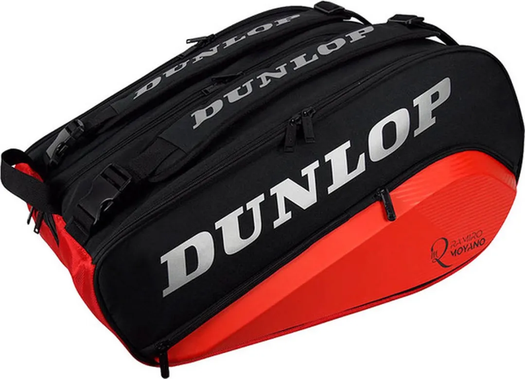 Dunlop Paletero Elite Black-Red Padeltas - 3 Vakken