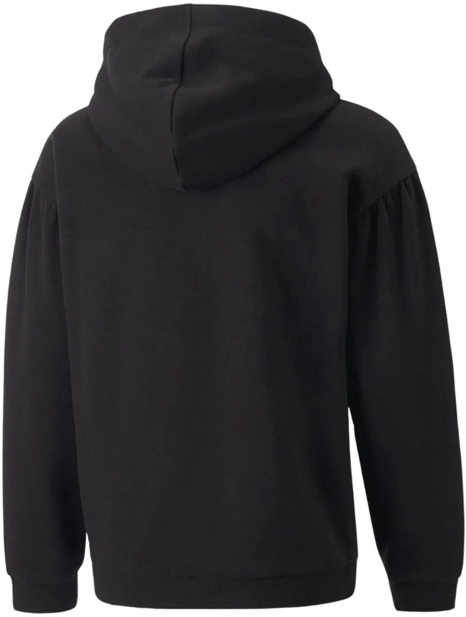 PUMA Alpha Hoodie FL G Kinderen - Zwart - 128
