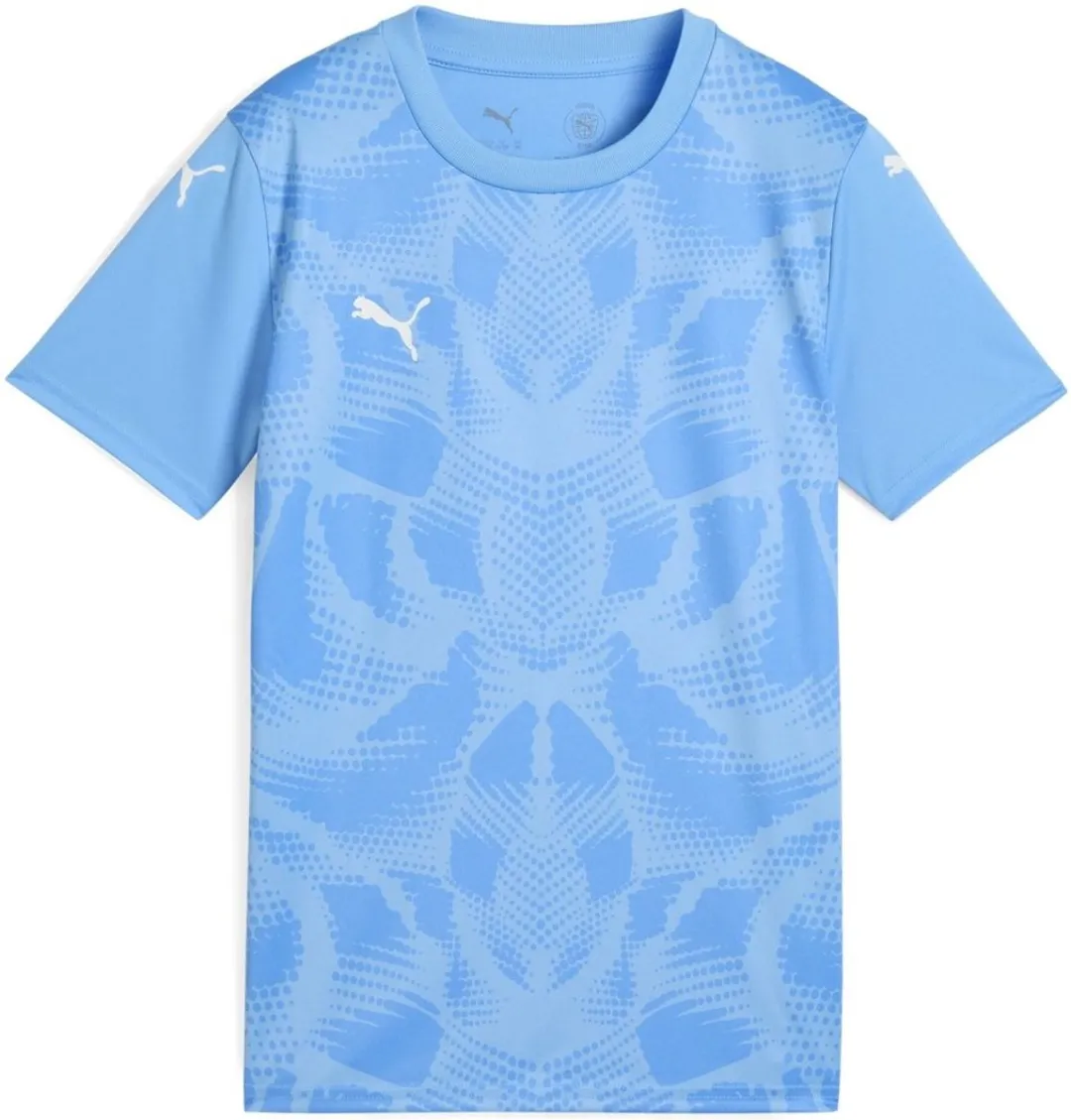 PUMA Kinder TeamUltimate Jersey Jr 164 - Team Light Blue/White