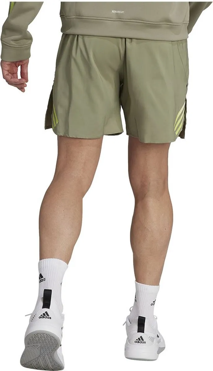 adidas Performance Train Icons 3-Stripes Short - Groen S