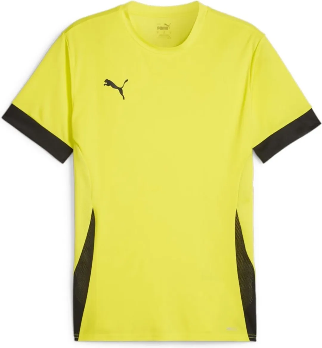 PUMA Teamgoal Matchday Shirt Kinderen - Fluogeel/Zwart 152