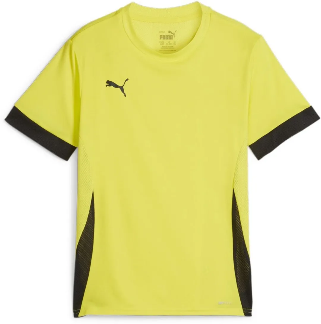 PUMA Teamgoal Matchday Shirt Kinderen - Fluogeel/Zwart 152